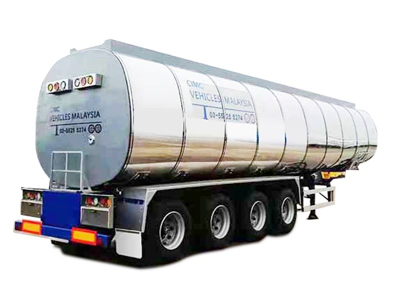 50m³ 50000Lstainless steel insulation heated tanker trailer semi trailer